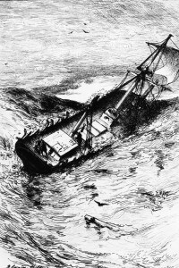 llustrazione da "I racconti di Arthur Gordon Pym"
