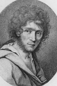 Disegno raffigurante Ugo Foscolo