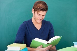 Studente che studia