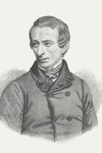 Disegno raffigurante Giacomo Leopardi