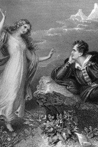 George Gordon Noel Byron, conosciuto come Lord Byron (1788 - 1824), viene visitato dalla sua musa