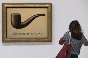 La Trahison des Images, ceci n'est pas une pipe, 1929, Rene Magritte