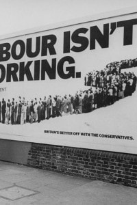 Campagna pubblicitaria del partito conservatore per le elezioni del 1979