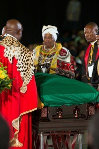 Il funerale di Nelson Mandela, il 14 dicembre 2013