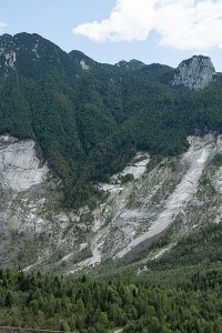 Il Monte Toc nel Vajont