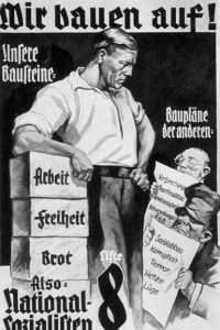 Manifesto di propaganda nazista