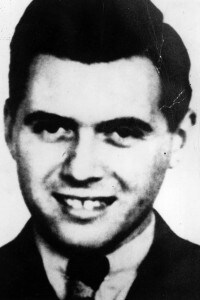 Foto di Josef Mengele: medico nazista che lavorò presso Auschwitz tra il 1943 e il 1945