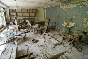Chernobyl, scuola distrutta dalle esplosioni