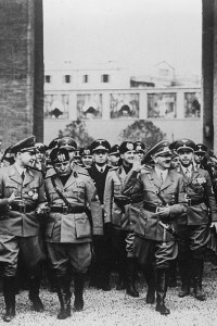 Mussolini e Hitler il 5 maggio del 1938 a Roma