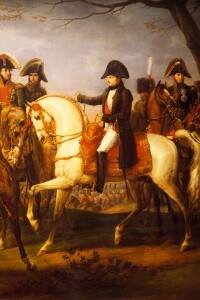 Napoleone ordina l'attacco nella battaglia di Austerlitz