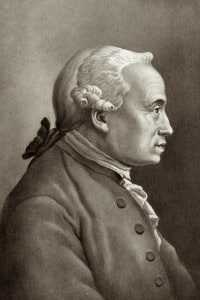 Immagine del filosofo Immanuel Kant