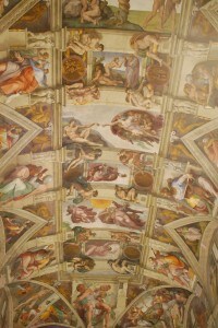 Immagine della volta della Cappella Sistina