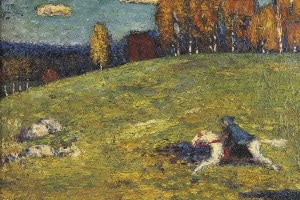 "Il cavaliere azzurro" Wassily Kandinsky