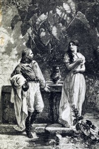 Il primo incontro tra Garibaldi e Anita (Ritratto di Edoardo Matania)