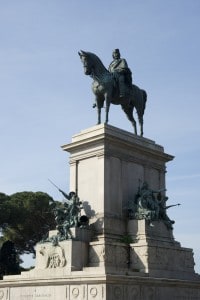 Statua di Giuseppe Garibaldi al Gianicolo, Roma