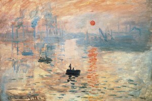 "Impressione, sole nascente", 1872, Claude Monet