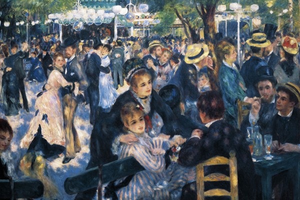 "Bal au moulin de la galette", 1876, Pierre-Auguste Renoir