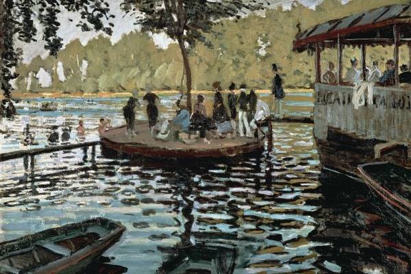 "La La Grenoullère", 1869, Claude Monet