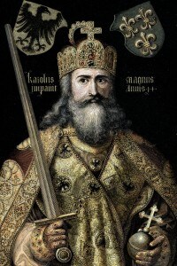 Illustrazione di Carlo Magno, re dei Franchi
