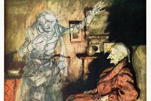 Canto di Natale di Charles Dickens - Illustrazione