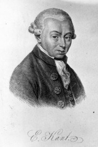 Il filosofo in un'incisione d'epoca