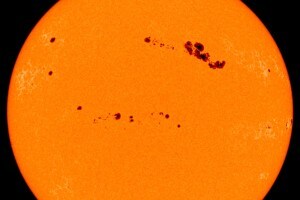 Le macchie solari sulla fotosfera del Sole