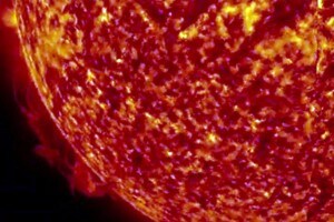 Un'immagine della tempesta solare avvenuta a febbraio 2016