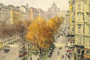 Scorcio del Ring di Vienna