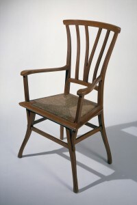 Sedia in stile Art Nouveau realizzata da Henry Van De Velde per la sua casa ad Uccle
