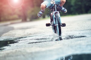 Seconda prova 2017: pedalare su una bicicletta a ruote quadrate
