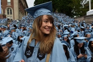 Cerimonia di laurea alla Columbia University