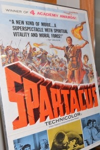 Il personaggio di Spartaco in uno dei tanti riadattamenti realizzati per il mondo dello spettacolo