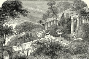 Come sarebbero dovuti essere i giardini pensili di Babilonia, una delle sette meraviglie del mondo antico