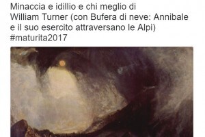 William Turner Bufera di neve: Annibale e il suo esercito attraversano le Alpi