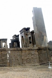 Le rovine del palazzo di Dario a Persepolis