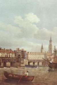 Old London Bridge nel 1700