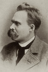 Foto di Friedrich Nietzsche, filosofo tedesco (1844 - 1900)