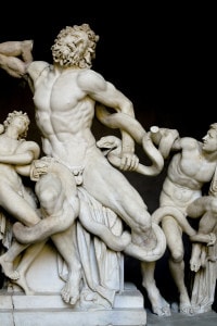 Gruppo scultoreo del Laocoonte e i suoi figli, di Agesandro, Atanodoro e Polidoro