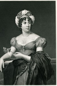 Madame de Staël (1766 - 1817) scrittrice francese di origine svizzera.