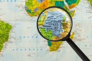 Mappa del Congo