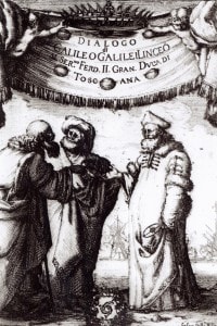 Frontespizio del "Dialogo sopra i due massimi sistemi del mondo", pubblicato nel 1632