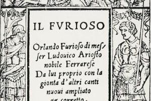 Orlando Furioso: frontespizio dell'edizione del 1533