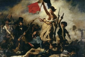 La libertà che guida il popolo di Eugène Delacroix