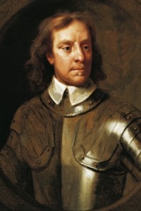 Oliver Cromwell in un ritratto di Samuel Cooper