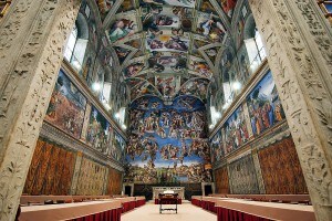Fotografia della Cappella Sistina