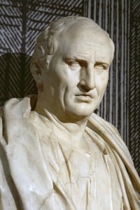 Busto in marmo di Marco Tullio Cicerone