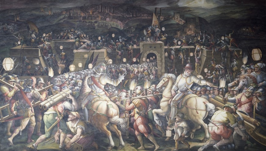 I Medici - La presa di Siena di Giorgio Vasari