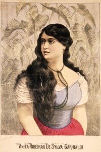 Ritratto di Ana Maria de Jesus Ribeiro da Silva, la moglie di Giuseppe Garibaldi