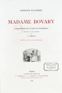 Madame Bovary, copertina di un'edizione del 1905