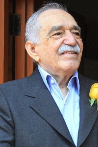 Lo scrittore colombiano Gabriel Garcia Marquez